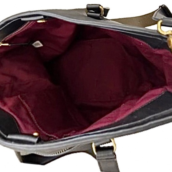 MARC JACOBS Luna Black Leather Top Handle Crossbody Tote Gold Hardware LIKE NEW - Picture 7 of 16